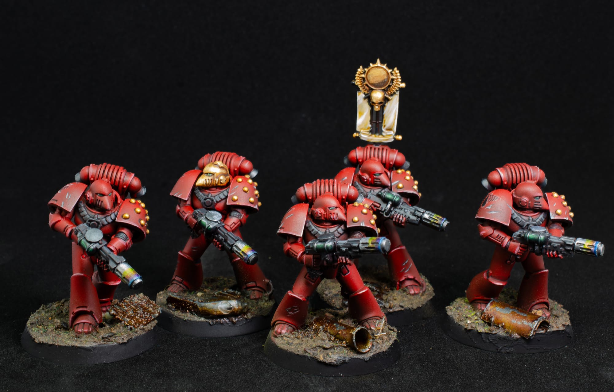 Painting Horus Heresy era Blood Angels