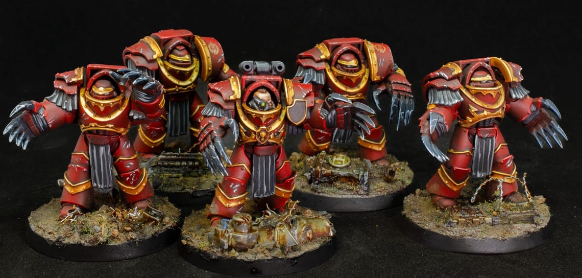 Horus Heresy: Blood Angels Cataphractii Terminators Showcase