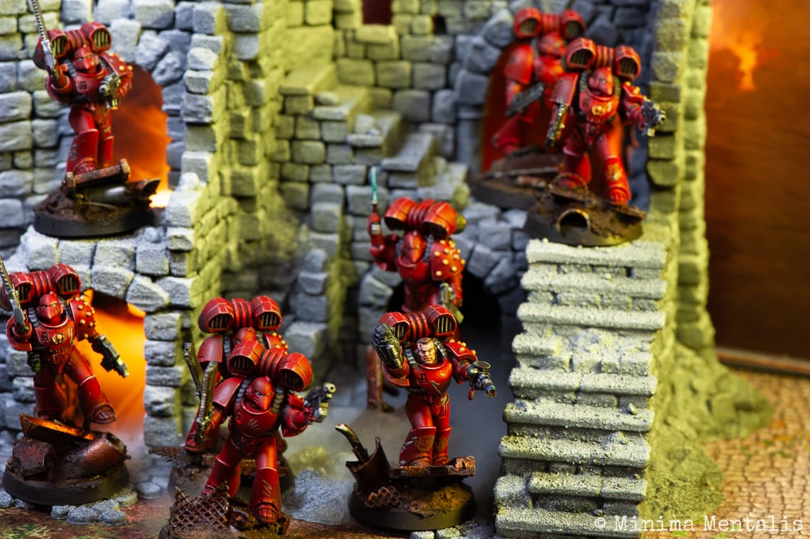 Showcase ++ Horus Heresy: Blood Angels Assault Squad